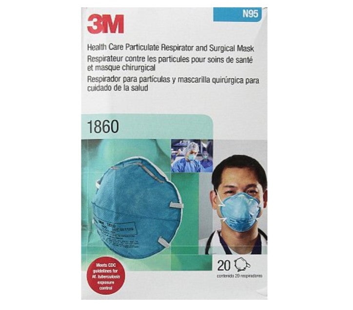 Mask 3M 1860 Respirator N95 (Bx20)