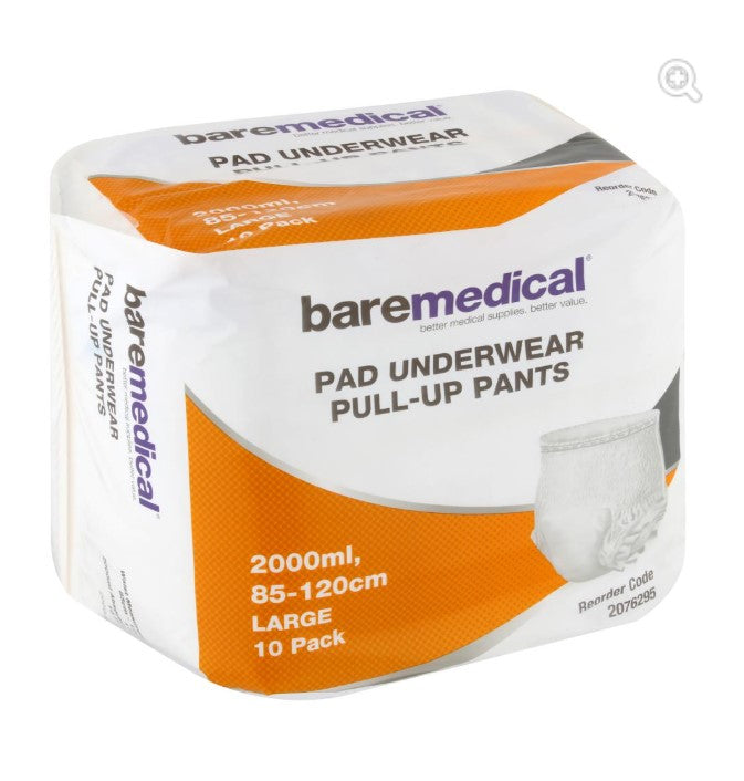 Bare Medical Pull-Up Pant 2000mL
