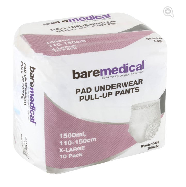 Bare Medical Pull-Up Pant 1500mL