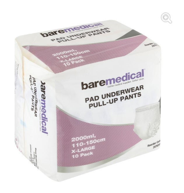 Bare Medical Pull-Up Pant 2000mL