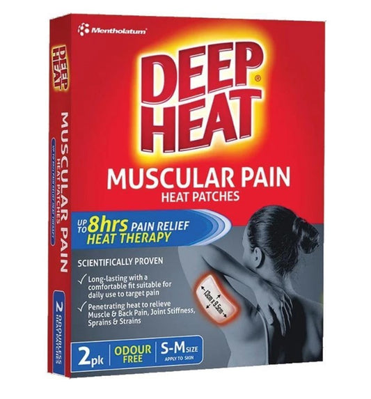 Deep Heat Regular Patch (2pk)