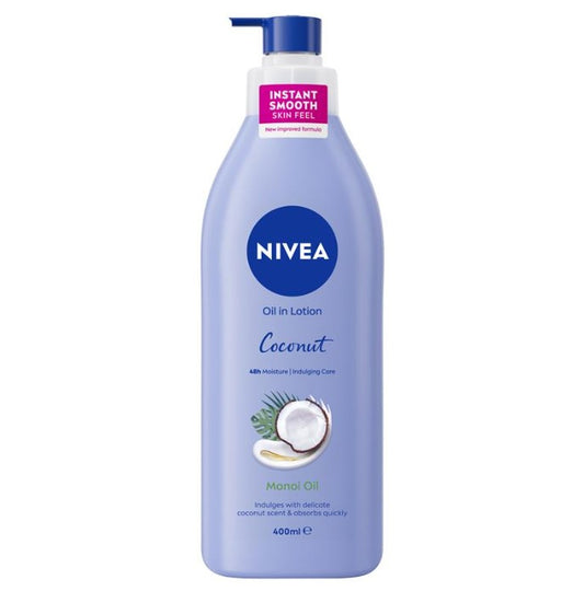 Nivea Body Oil Lotion Coconut Monoi Oil 400ml