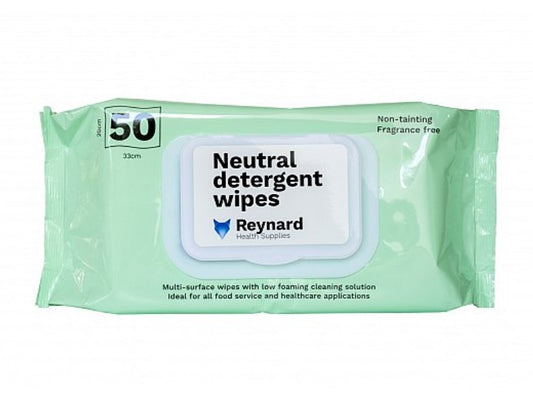 Reynard Wipes Neutral Detergent Alcohol free 330x200mm