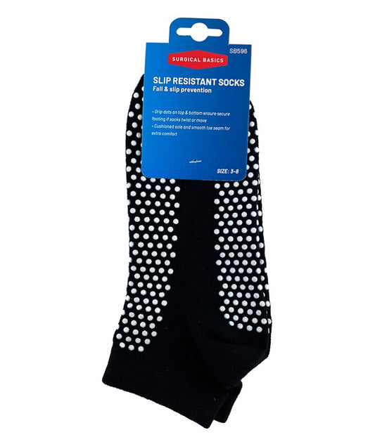 SB Slip Resistant Grip Socks (Size 3-8)