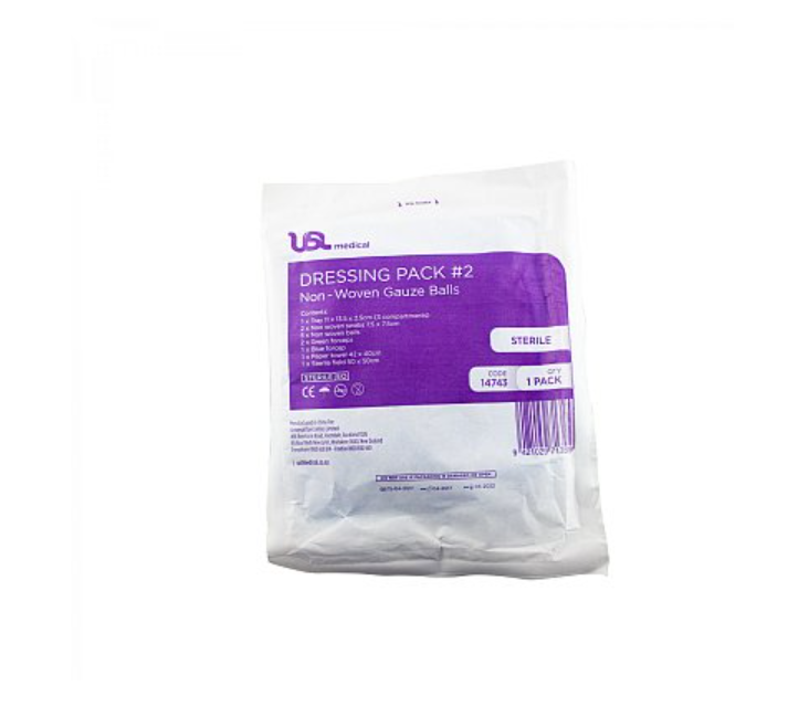 USL Dressing Pack #2 with Non Woven Balls